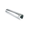 Gray Metal Products 5 x 24 in. Galvanized Connector Pipe 26 Gauge 3602969
